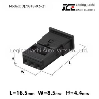 DJ7031B-0.6-21 Autóesőérzékelő csatlakozó, 3 tűs, PP szigetelő, érintkezők Hardware