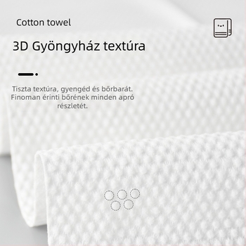 Three Constant Trees Egyszer használatos dúsított tisztító törölköző - nemszövött anyag, sima szövet, 0-5 s nedvességfelszívás, testreszabható feldolgozás, magáncímke kész