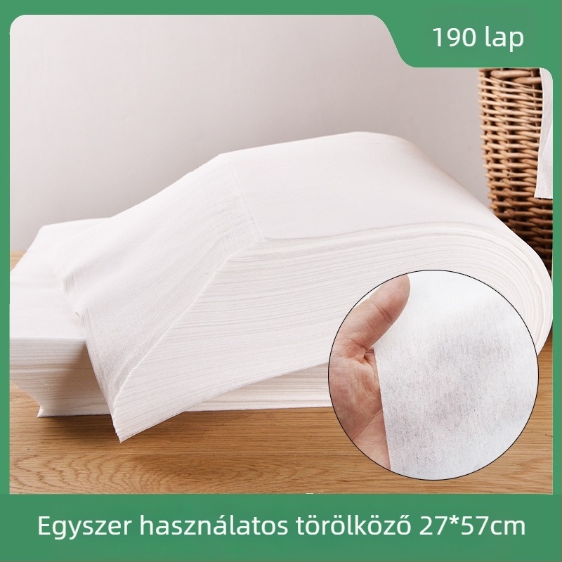 Fa cellulózból készült egyszer használatos törölköző, 40 g felszívóképesség, 190 lap/csomag, 25 csomag
