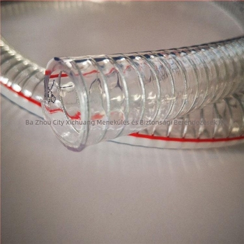 Vészhelyzeti mentőcső: vákuum-negatív nyomású acélhuzal, átlátszó cső, magasnyomású lágyvízcső, fagyálló, megerősített műanyag