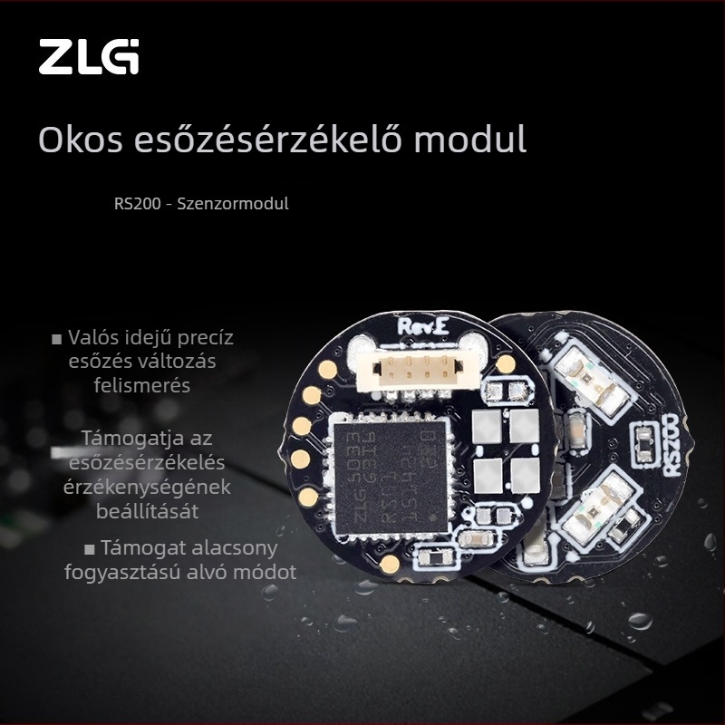 ZLG RS200 intelligens esőérzékelő modul termopár szenzorral, fertőtlenítő pisztolyokhoz