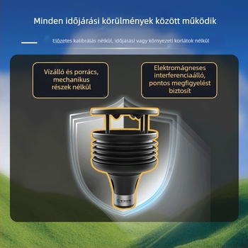 Dronokhoz készült ultrahangos mikro időjárási állomás — szélsebesség és szélirány, hőmérséklet, páratartalom és csapadék; 9–30V, 1 kg, modell ZC-