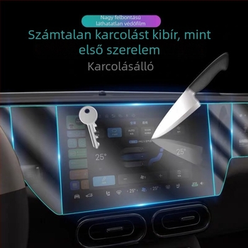 TPU belső fólia autó műszerfalhoz és váltóhoz, központi konzol és navigációs felület, festékvédő fólia, testreszabás nélkül