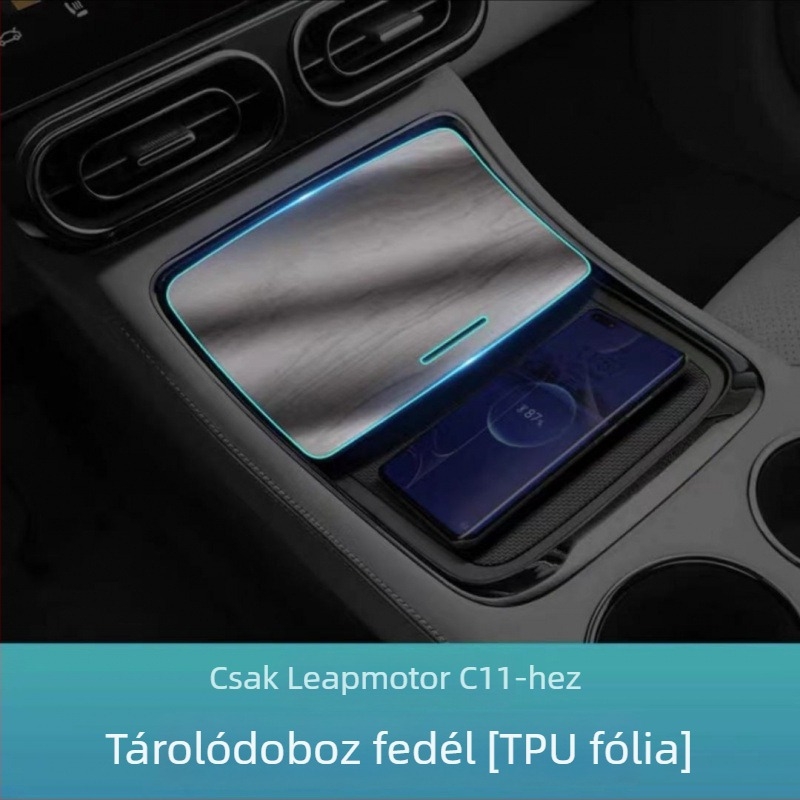 TPU belső fólia autó műszerfalhoz és váltóhoz, központi konzol és navigációs felület, festékvédő fólia, testreszabás nélkül