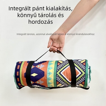 Ultrasonic piknik matrac, Oxford anyagból, 1000 g, 2–4 főnek, csúszásmentes nedvességálló matrac, hordozható