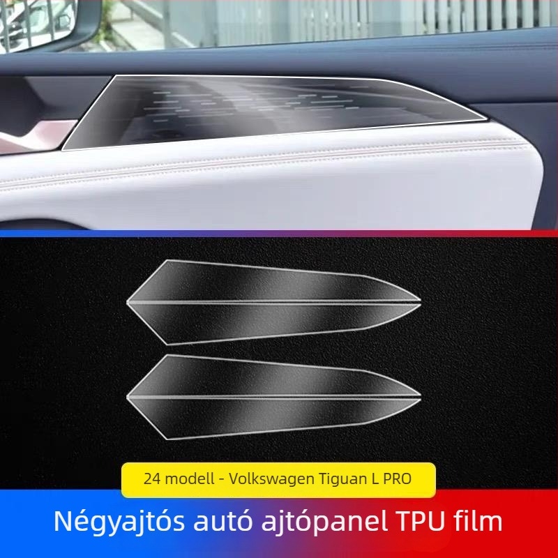 VW Tiguan L navigációs kijelzővédő fólia – TPU, Testreszabás nélkül, Ajándék: Egyéb