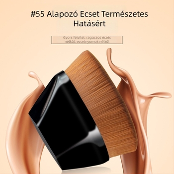 Alapozó ecset nylon szálakkal, műanyag nyele, 2 cm hosszú sörtékkel, teljes hossz 6 cm