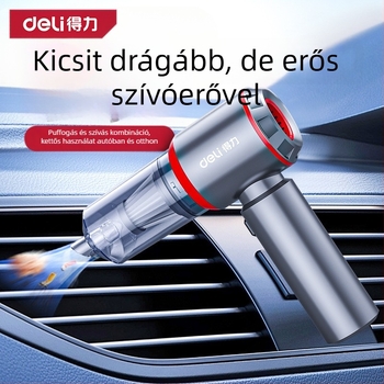 Kétfunkciós autó- és otthoni porszívó, kézi, vezeték nélküli, 7.4V, 120W, 4000Pa szívás