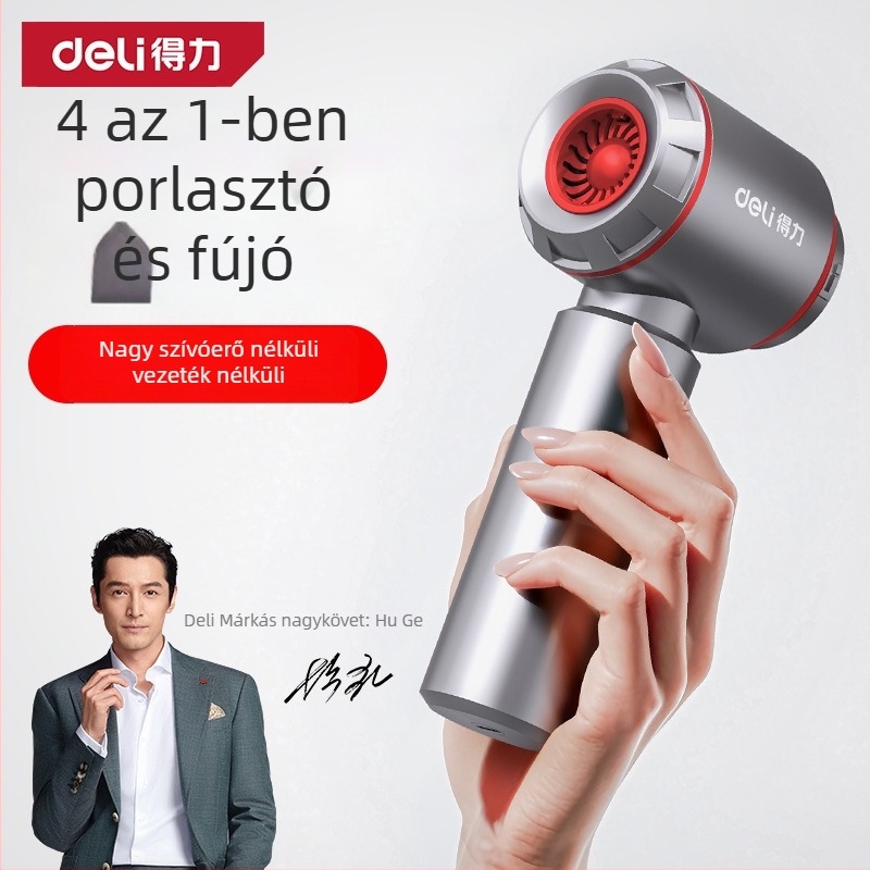 Kétfunkciós autó- és otthoni porszívó, kézi, vezeték nélküli, 7.4V, 120W, 4000Pa szívás