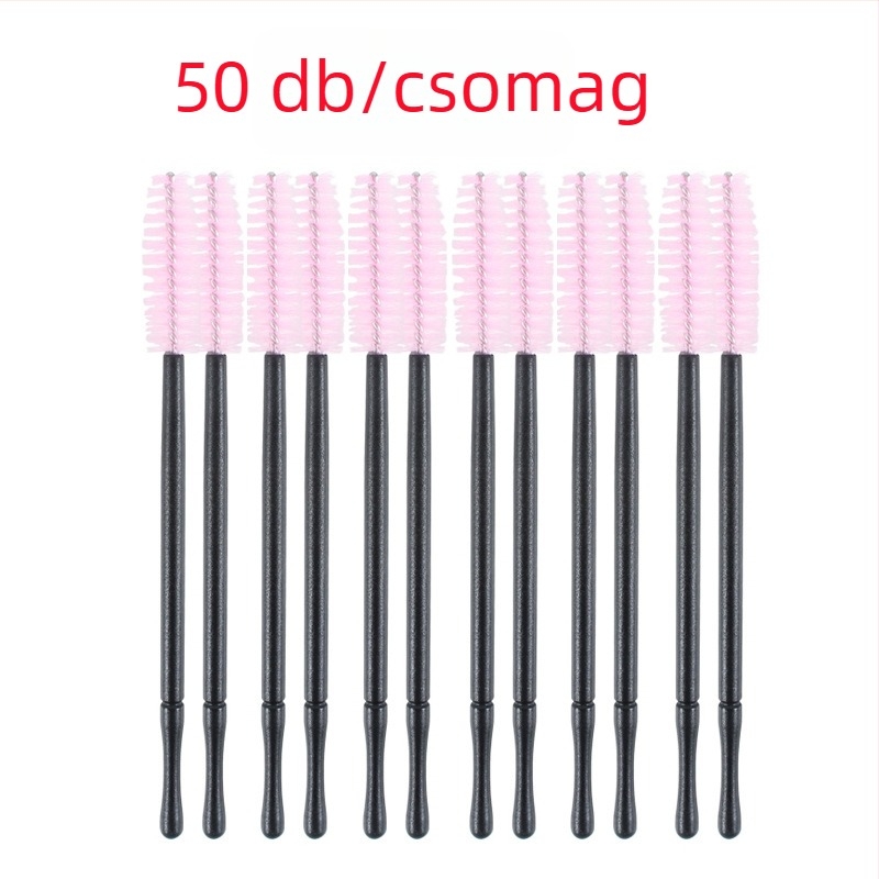 LIDDY Szempillák tisztító pamutpálca nylon spirál kefével, 100 ml