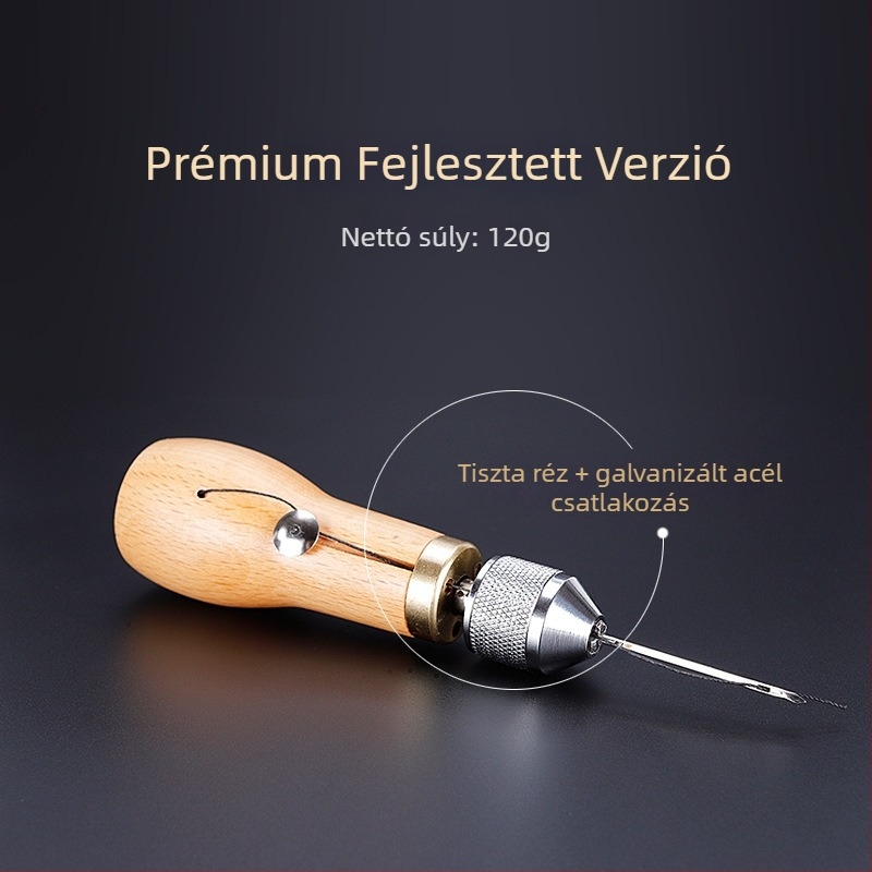 Nine Neng kézi varrótű bőrhöz — bőrművességhez való eszköz, DIY bőrmunkákhoz, dobozban 100 db, bruttó tömeg 120 g