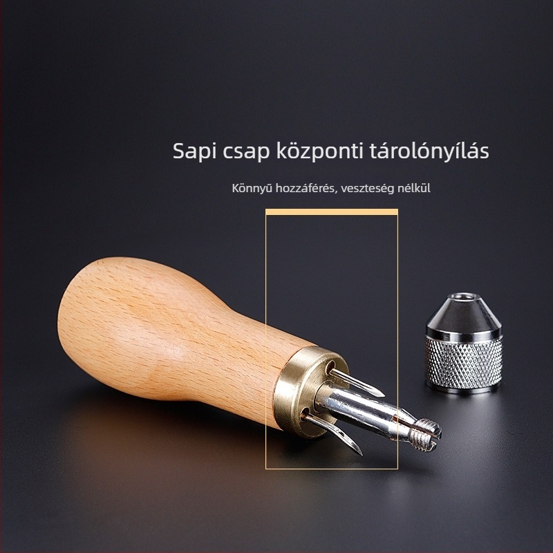 Nine Neng kézi varrótű bőrhöz — bőrművességhez való eszköz, DIY bőrmunkákhoz, dobozban 100 db, bruttó tömeg 120 g