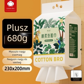 Függő arc törölköző tisztításhoz, 100% pamut, vastagított, 680 g