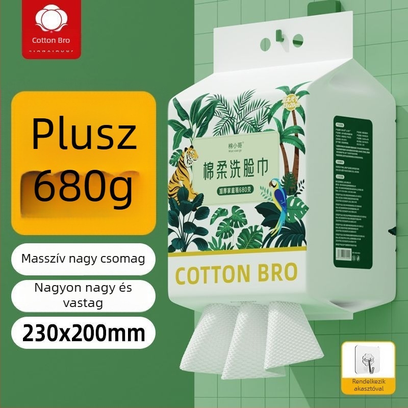 Függő arc törölköző tisztításhoz, 100% pamut, vastagított, 680 g