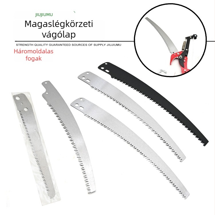 Magaslatú ágvágó olló háromlyukú fűrészlappal – Kertészeti eszközök, márka Jiujiu Wood