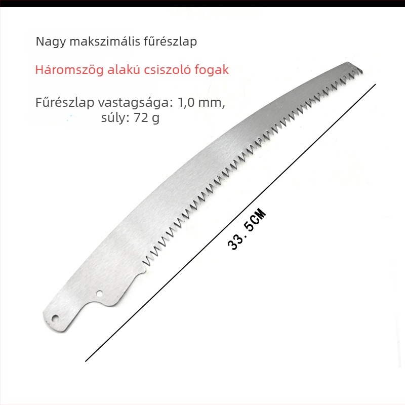 Magaslatú ágvágó olló háromlyukú fűrészlappal – Kertészeti eszközök, márka Jiujiu Wood