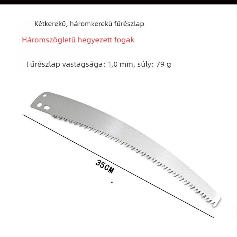 Magaslatú ágvágó olló háromlyukú fűrészlappal – Kertészeti eszközök, márka Jiujiu Wood