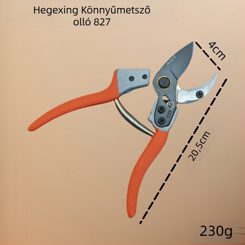 Helixing metszőolló gyümölcsfákhoz – kényelmes kerti olló vastag ágakhoz