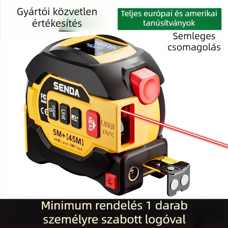 3-in-1 lézeres mérőszalag geodéziai felmérésekhez és térképezéshez – Bonte, modell C15/C13