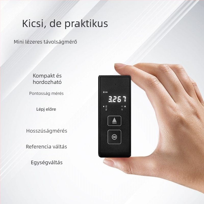 Beltéri lézeres távolságmérő, nagy pontosságú infravörös távolságmérés, digitális vonalzó