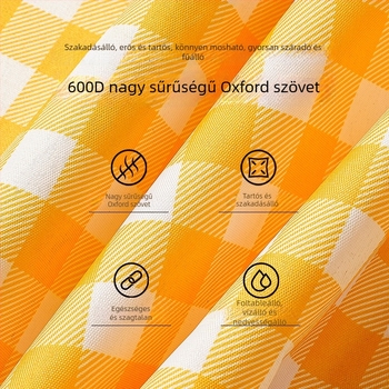 600D Oxford vászon piknik szőnyeg, nedvességálló, összecsukható és hordozható kempinghez