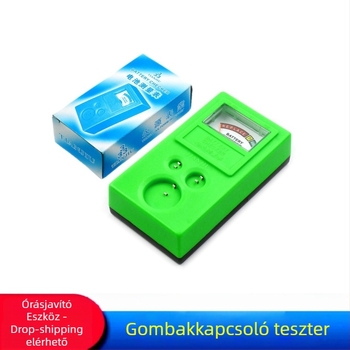 Órás elemteszter 1.5V/3V — Gombos elem detektor órás eszközökhöz, PCB + műanyag kivitel, készlet 1