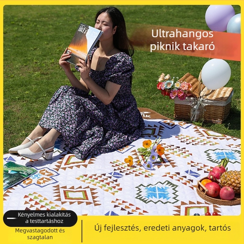 Oxford szövetből készült piknik matrac, nedvességálló, Outdoor 1 modell, 4–8 főre, súly 1,25 kg