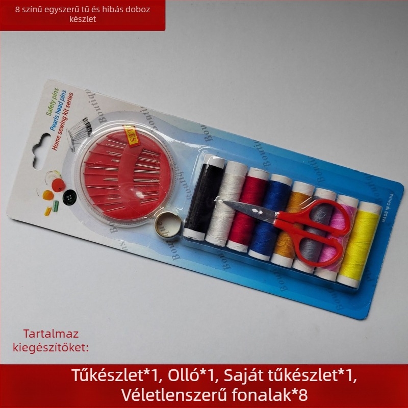 Jushun Varrókészlet – Hordozható, Könnyű luxus, Multifunkcionális DIY Eszközök, 100 darabos dobozban, Bruttó súly 15 kg