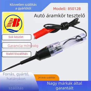 Bojiang Autóvillamossági feszültségmérő toll, 6–12V, multifunkcionális teszter autóhálózathoz
