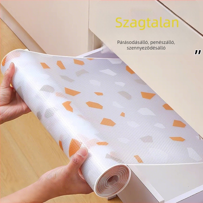 Eva fiók- és szekrénymat konyhához és hűtőhöz - vízálló, nedvességálló, olajálló, csúszásmentes, méretre vágható