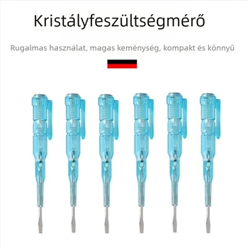 Villanyszerelőknek szánt feszültség-teszt toll intelligens érzékeléssel, fényes kijelzővel és többfunkciós detektálással – csavarhúzóval