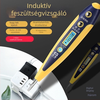 Feszültség-teszter toll intelligens indukcióval – többfunkciós háztartási eszköz, vonali és megszakítás-ellenőrzéshez