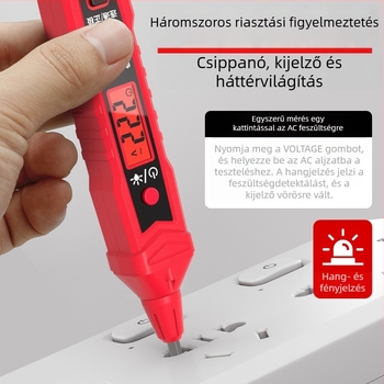Arrizo többfunkciós elektromos toll teszter a kapcsolatok felderítésére és a fázis/semleges vezetők azonosítására – professzionális felhasználás