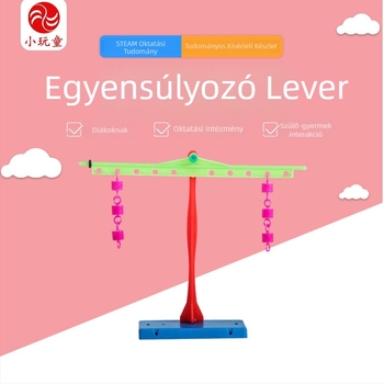 Lever balance – műanyagból, DIY-kompatibilis, oktató fizikai játék 7–14 éveseknek