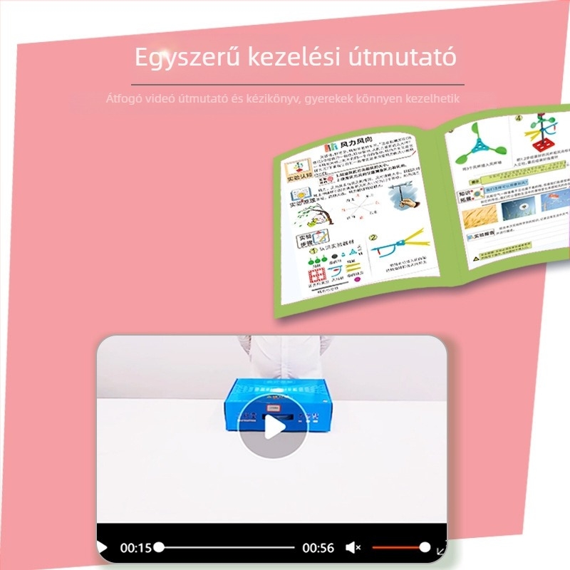 Lever balance – műanyagból, DIY-kompatibilis, oktató fizikai játék 7–14 éveseknek