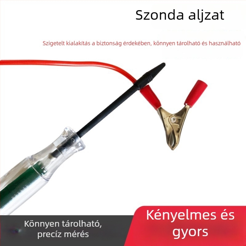 Feszültségmérő toll digitális kijelzővel, univerzális PCB- és autóteszter, 5V–120V
