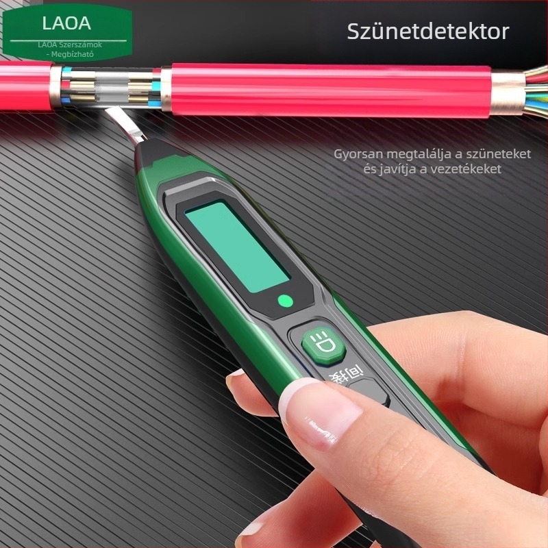 Old A Tools feszültség-tesztelő csavarhúzó digitális kijelzővel, indukciós mérés, otthoni használatra