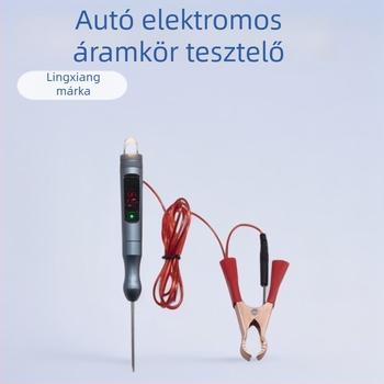 Enjoy autóipari digitális kijelzős feszültségmérő toll elektromérnököknek, áramkör-ellenőrzés, pozitív/negatív feszültség diagnózisa, 3–48V