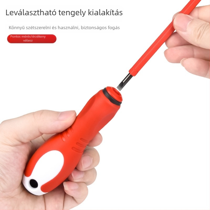 Jialite feszültségmérő és kereszthorny- és laposfejű csavarhúzó készlet – kétfejű, többfunkciós