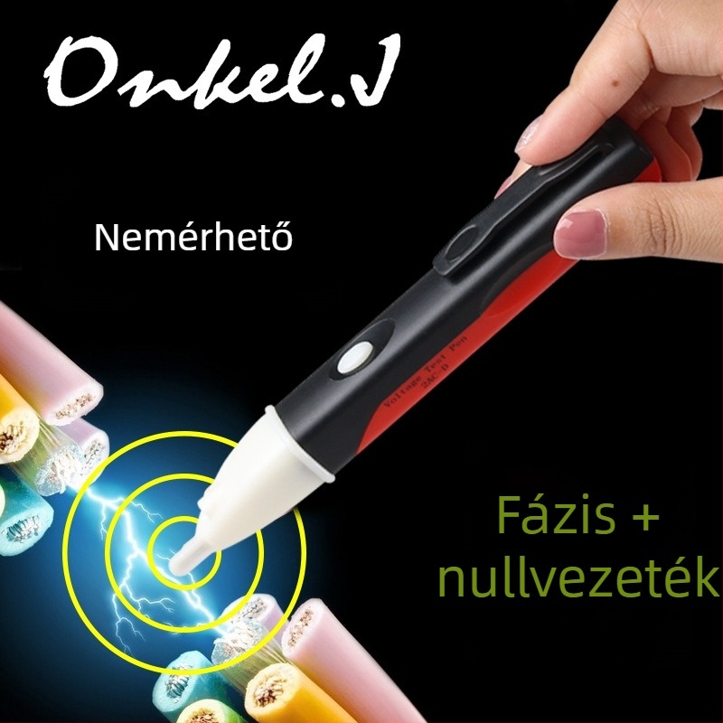 Onkel.J Indukciós toll — otthoni magas pontosságú elektromos teszter a megszakítások detektálására, többfunkciós