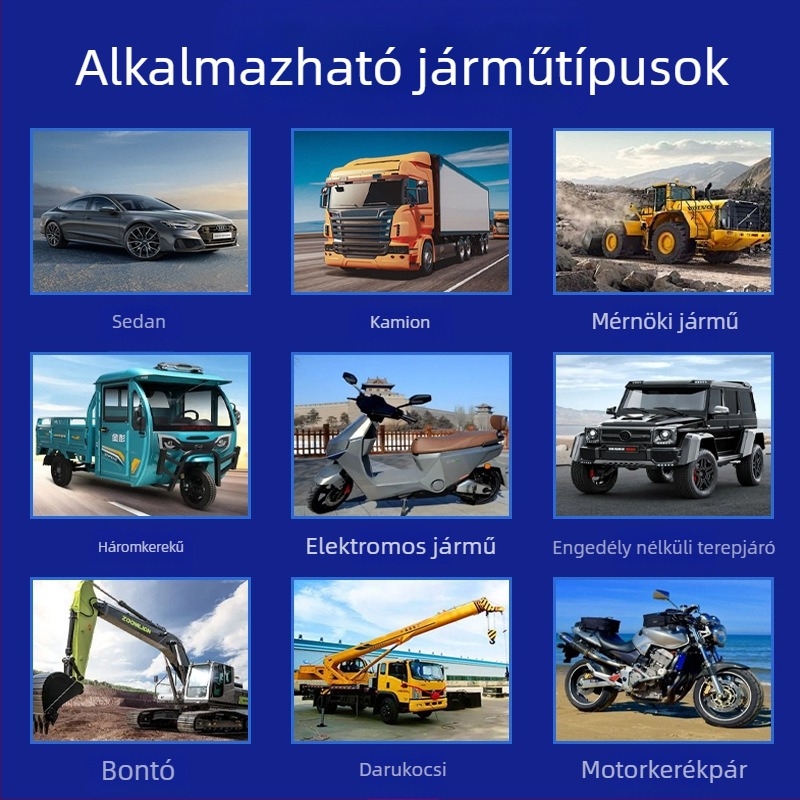 Autó LED-teszt toll digitális kijelzővel — 5V/12V/24V/80V/120V áramkör és biztosíték teszt