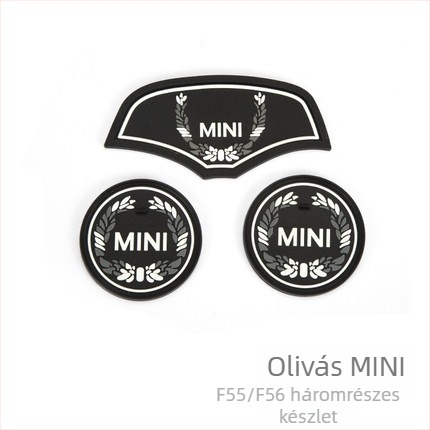 BMW Mini Cooper One F56/F55/F60/F54 autó pohármatrac – szilikon, csúszásmentes | Anyag: Szilikon; Eredet: Guangzhou; Testreszabás: Elérhető