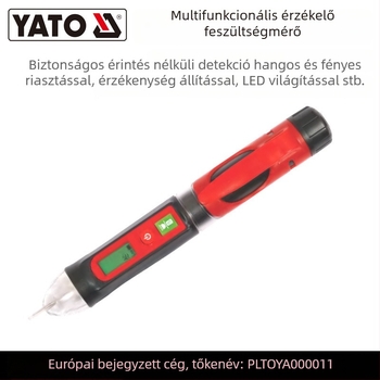 Yato többfunkciós feszültségteszter toll 1000V (YT-28320, kézben tartható, építőipari felhasználás)