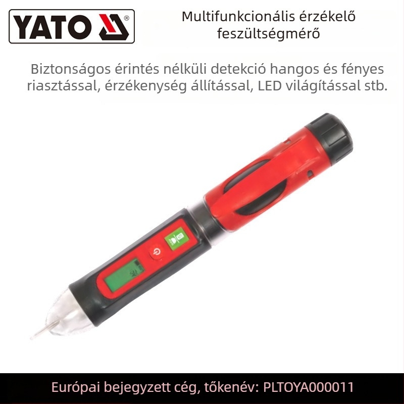 Yato többfunkciós feszültségteszter toll 1000V (YT-28320, kézben tartható, építőipari felhasználás)