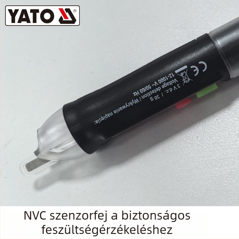Yato többfunkciós feszültségteszter toll 1000V (YT-28320, kézben tartható, építőipari felhasználás)
