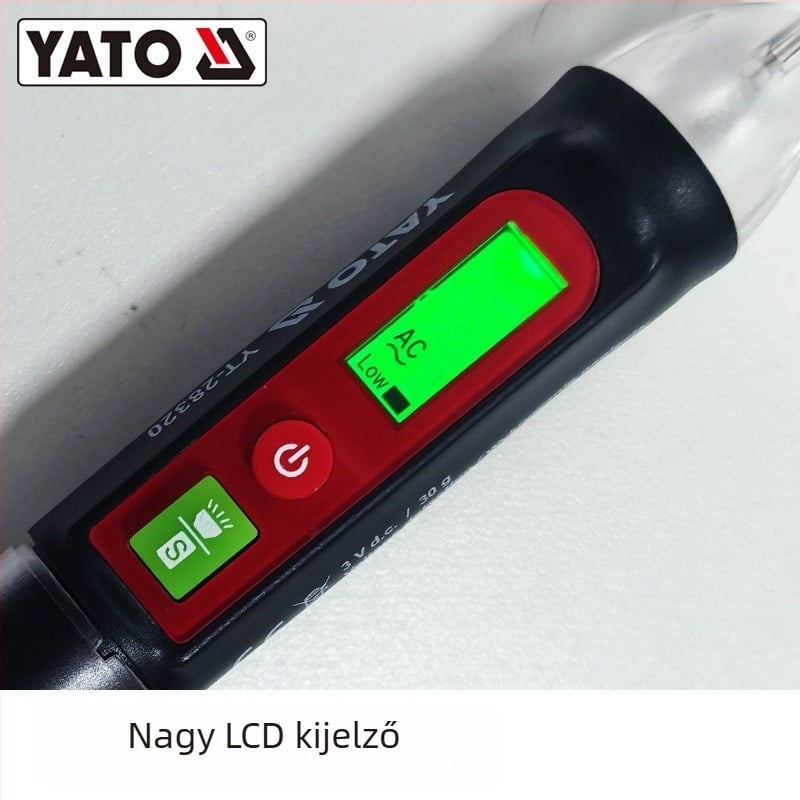 Yato többfunkciós feszültségteszter toll 1000V (YT-28320, kézben tartható, építőipari felhasználás)