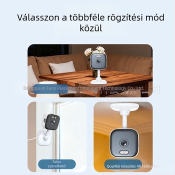 Feikaiya Ky-k01w Beltéri intelligens biztonsági kamera, 1080p, infravörös éjjellátás, Wi‑Fi, távvezérlés mobilalkalmazáson keresztül, felhőalapú tárhely