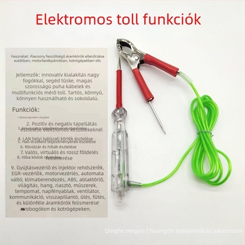 Autó feszültségmérő toll LED kijelzővel, áramkör-ellenőrzés, tesztlámpa, többfunkciós