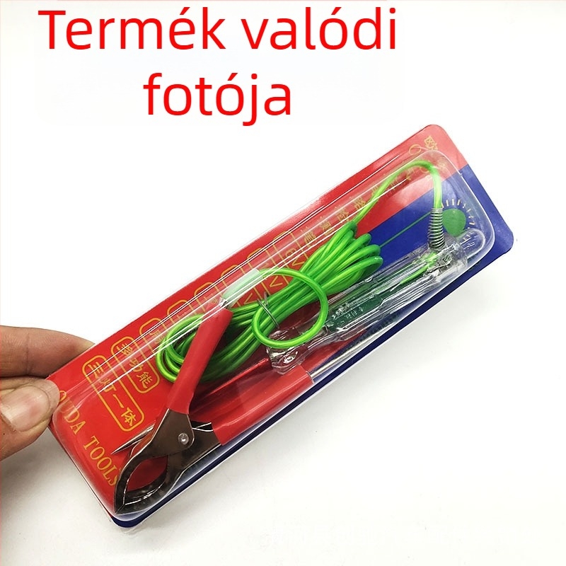 Autó feszültségmérő toll LED kijelzővel, áramkör-ellenőrzés, tesztlámpa, többfunkciós