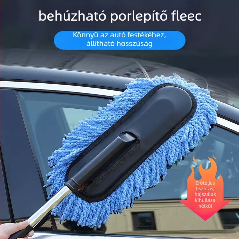Autómosó mop - korall fleece kefével, Yang Jie márka, hitelesített magánmárka, festéket kímélő tisztító eszköz